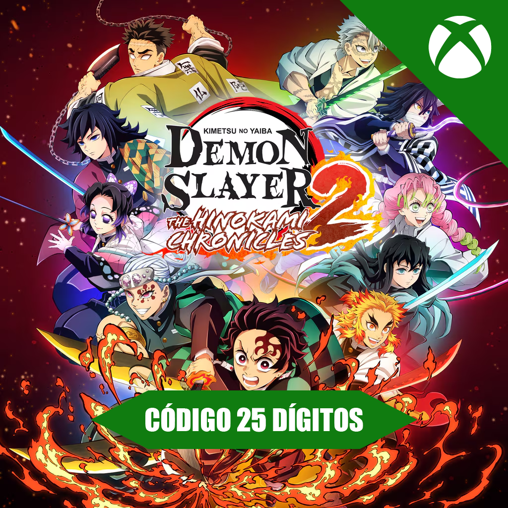 Demon Slayer -Kimetsu no Yaiba- The Hinokami Chronicles 2 Xbox - Código 25 Dígitos