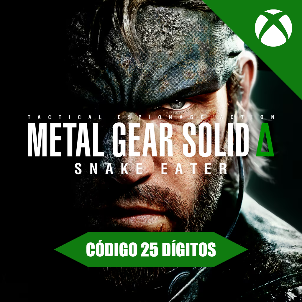 METAL GEAR SOLID Δ: SNAKE EATER Xbox - Código 25 Dígitos