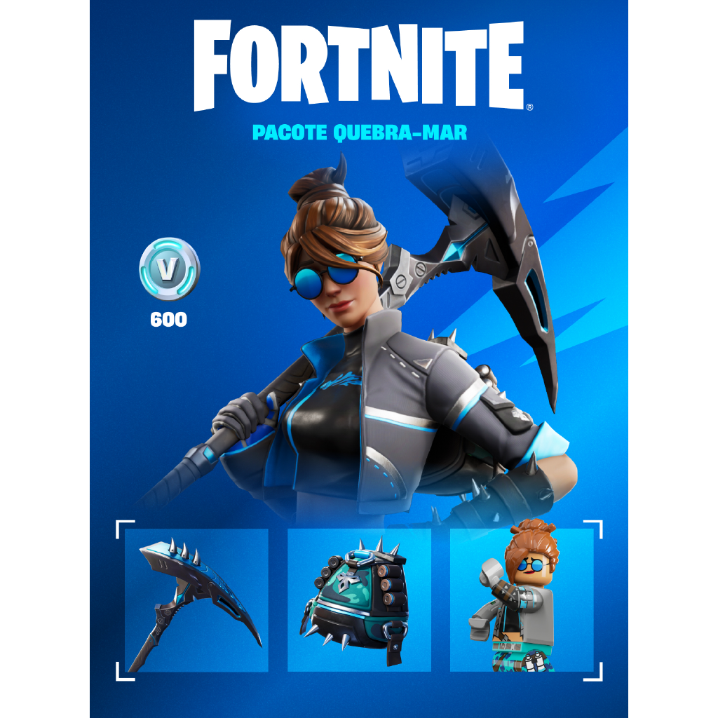 Fortnite - Pacote Quebra-mar - Xbox