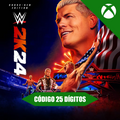 WWE 2K24 Cross-gen Xbox REGIÃO - Código 25 Dígitos