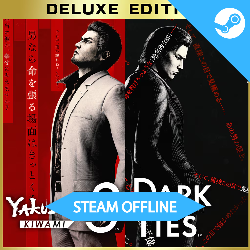 Yakuza Kiwami 3 & Dark Ties - Deluxe Edition - Steam Offline
