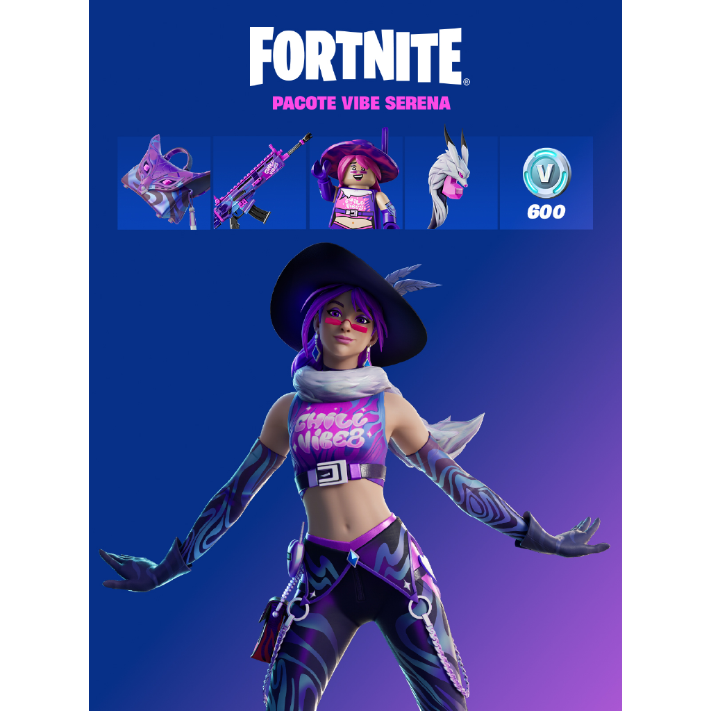 Fortnite - Pacote Vibe Serena + 600 V-Bucks - Xbox ARG