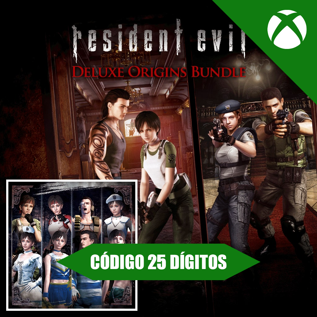 Resident Evil: Deluxe Origins Bundle Xbox REGIÃO - Código 25 Dígitos