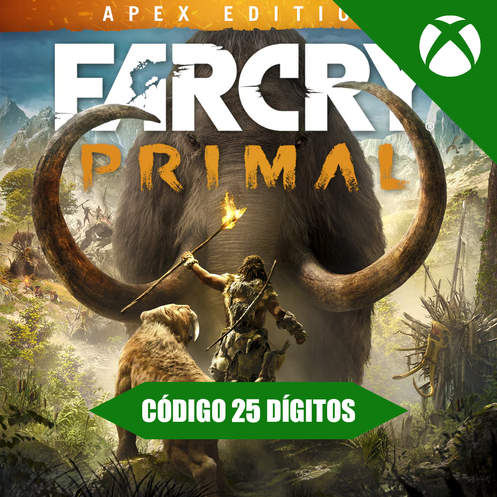 Far Cry Primal Apex Xbox REGIÃO - Código 25 Dígitos