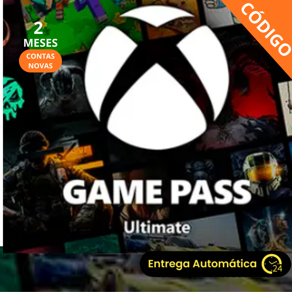 Xbox Game Pass Ultimate  [Contas Novas] - 2 Meses - Código 25 Dígitos - Apenas Novos Usuários