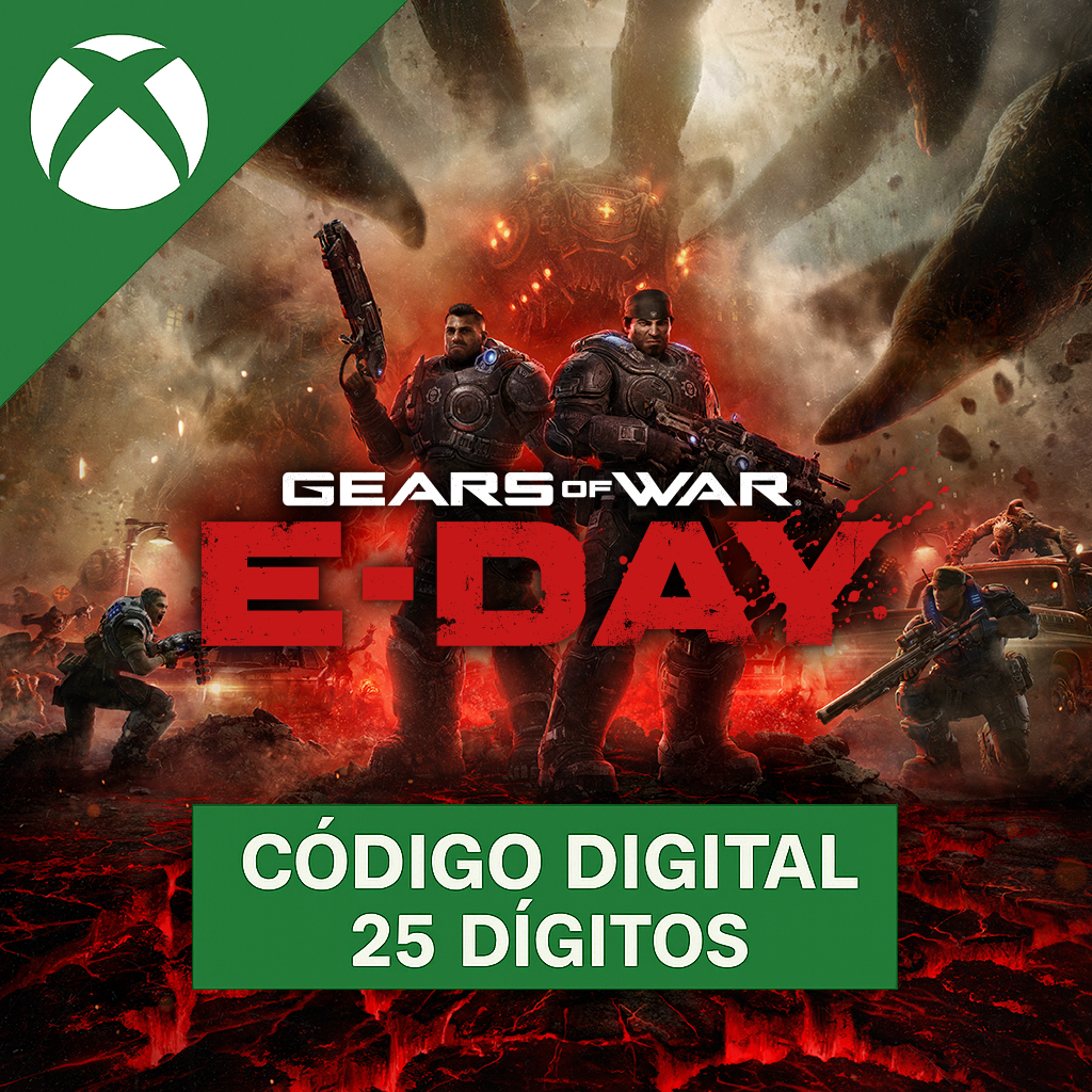 Gears of War: E-Day Xbox - Código 25 Dígitos