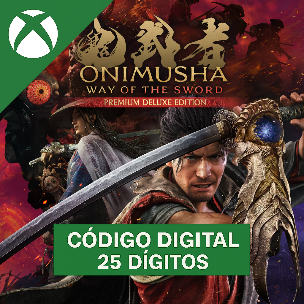 Onimusha: WotS - Edição Premium Deluxe Xbox - Código 25 Dígitos