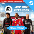 Fórmula 1 26 + F1 25 Completo Pacote da Temporada 2026 - Steam Offline