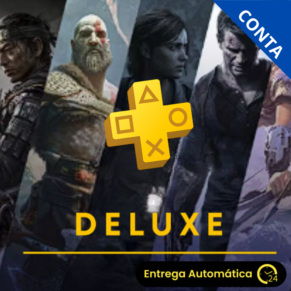 Assinatura PlayStation Plus Deluxe PS5 - 6 meses